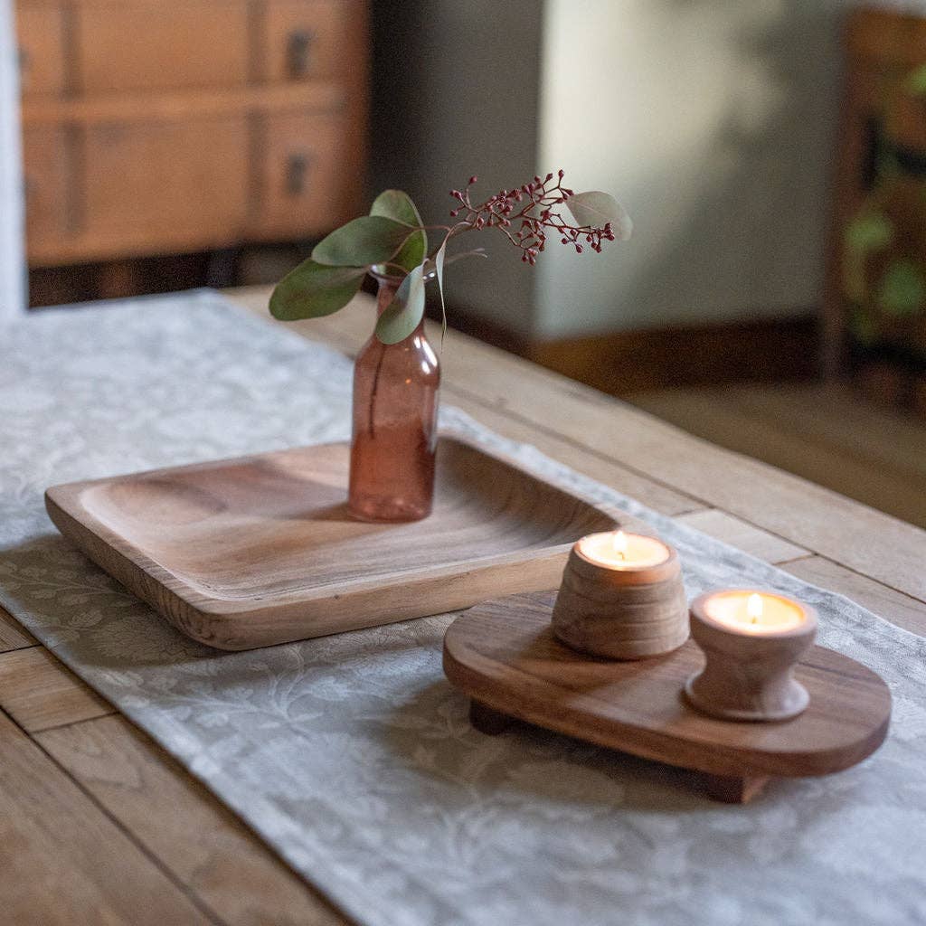 Conques Acacia Wooden Table Riser