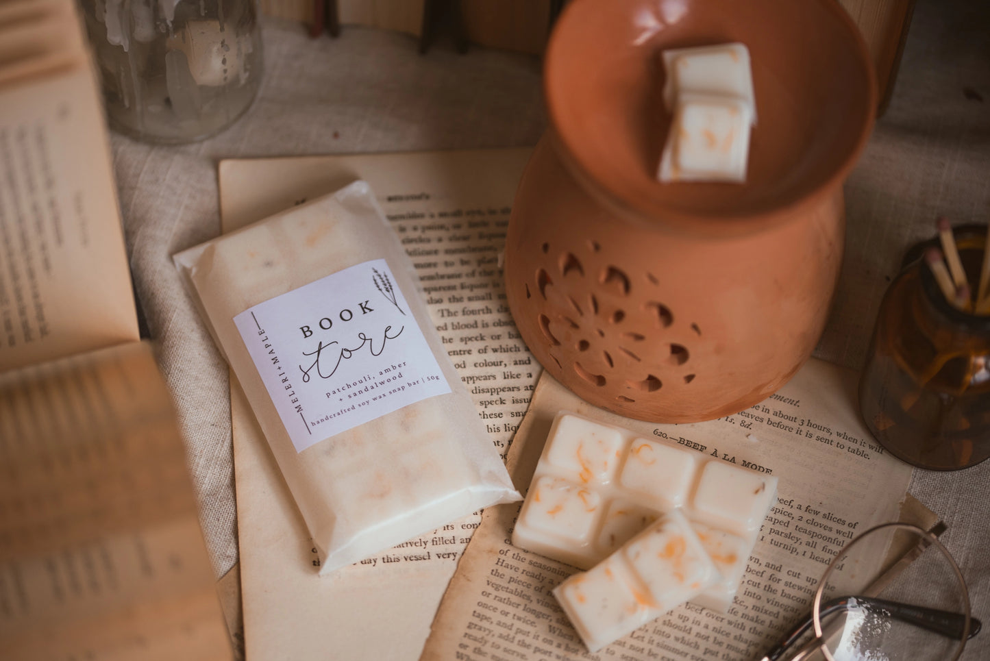 Bookstore Scented Wax Melt Bar