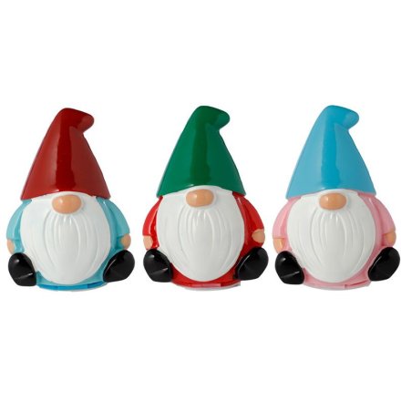 GNOME LIP BALM POTS STRAWBERRY FLAVOUR APPLE FLAVOUR AND BLUEBERRY FLAVOUR