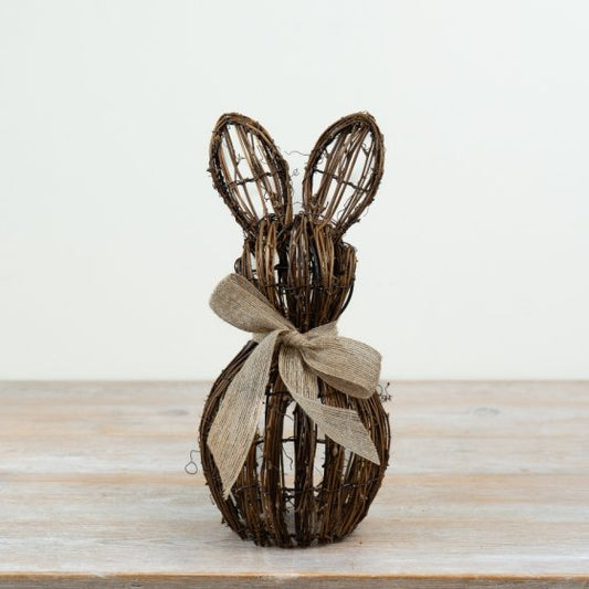Rattan Bunny Deco