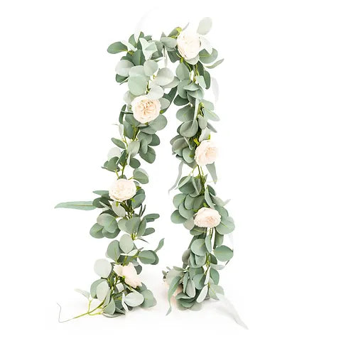 ROSE & EUCALYPTUS GARLAND 200CM 