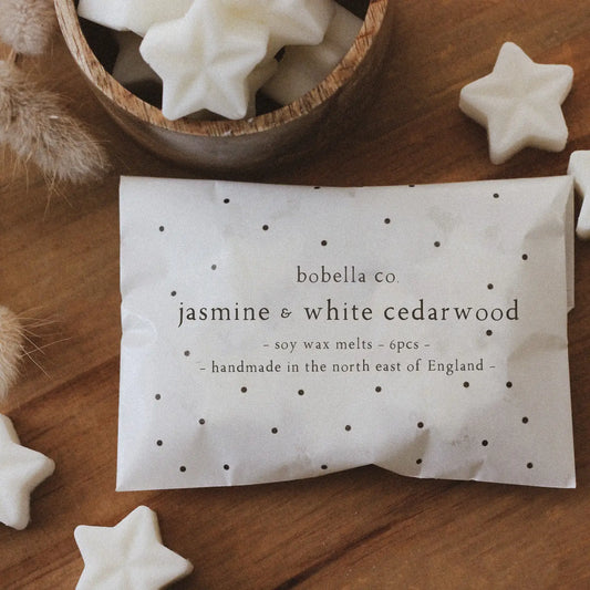 Jasmine & White Cedarwood Soy Wax Melts