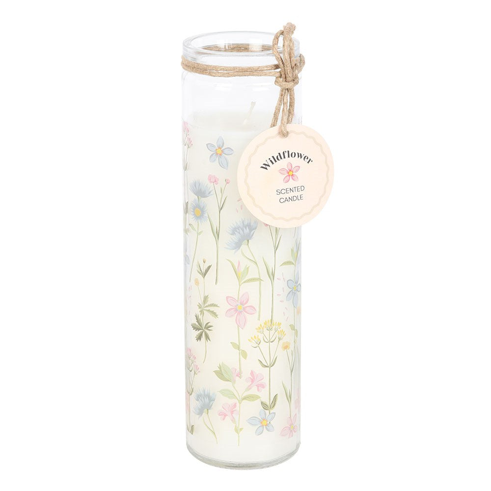 DUE JAN... Floral Print Wildflower Tube Candle