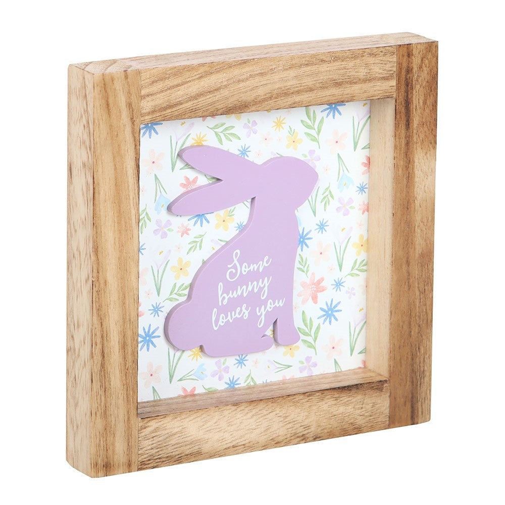 Some Bunny Loves You Wooden Frame