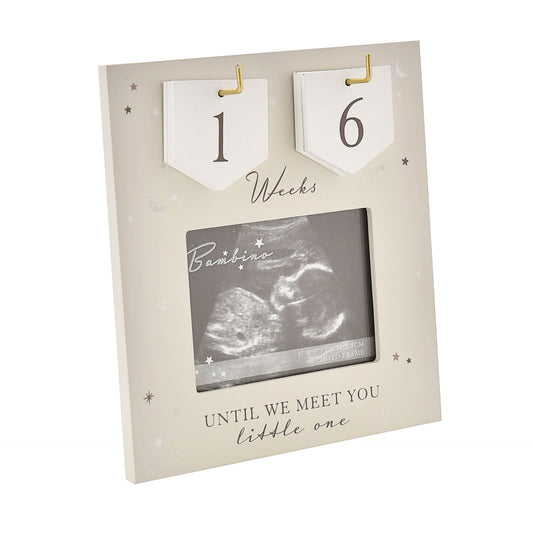 BAMBINO ARRIVAL BABY COUNTDOWN FRAME WITH HOOKS COUNTDOWN BLOCKS