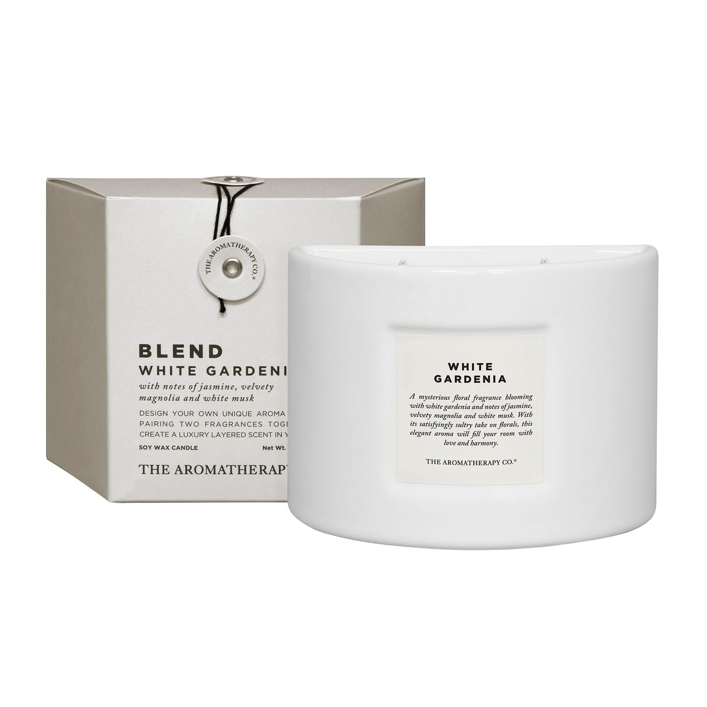 the aromatherapy white gardenia 2 wick candle for blending other scents 