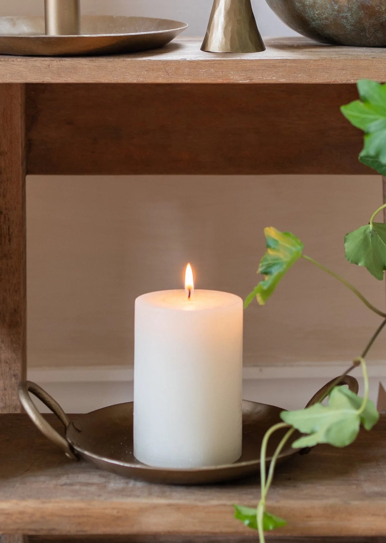 Coming June - Forged Round Candle Plate