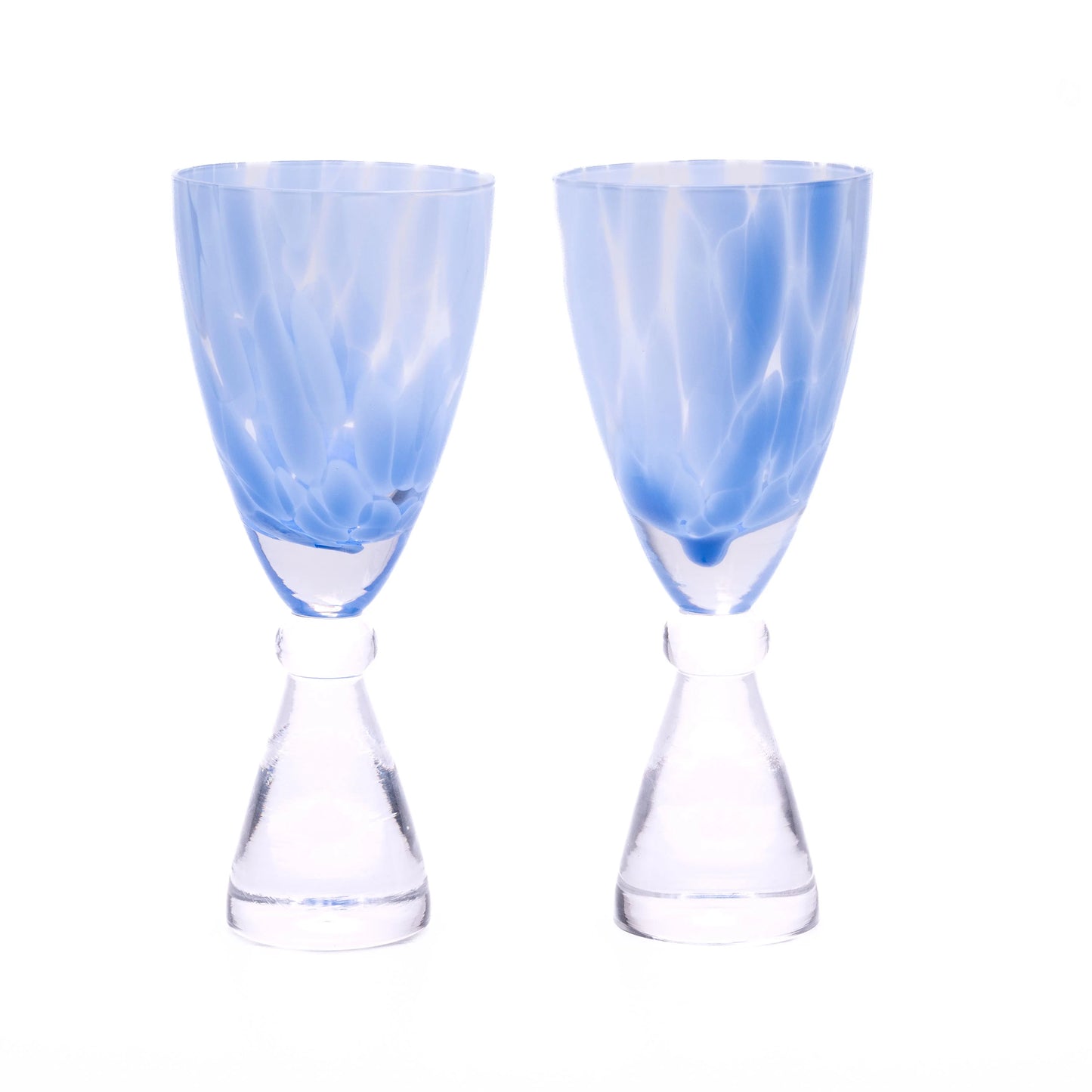Ocean Blue Drinking Glass