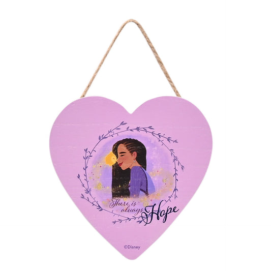 DISNEY WISH HANGING PLAQUE THERE IS ALWAYS HOPE ASHA