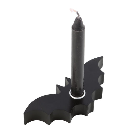 bat spell candle holder made from mdc in a bat shaped holder