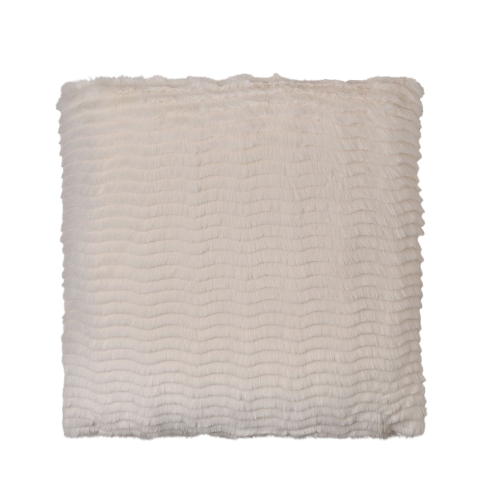 hestia ivory ripple cushion 50cm