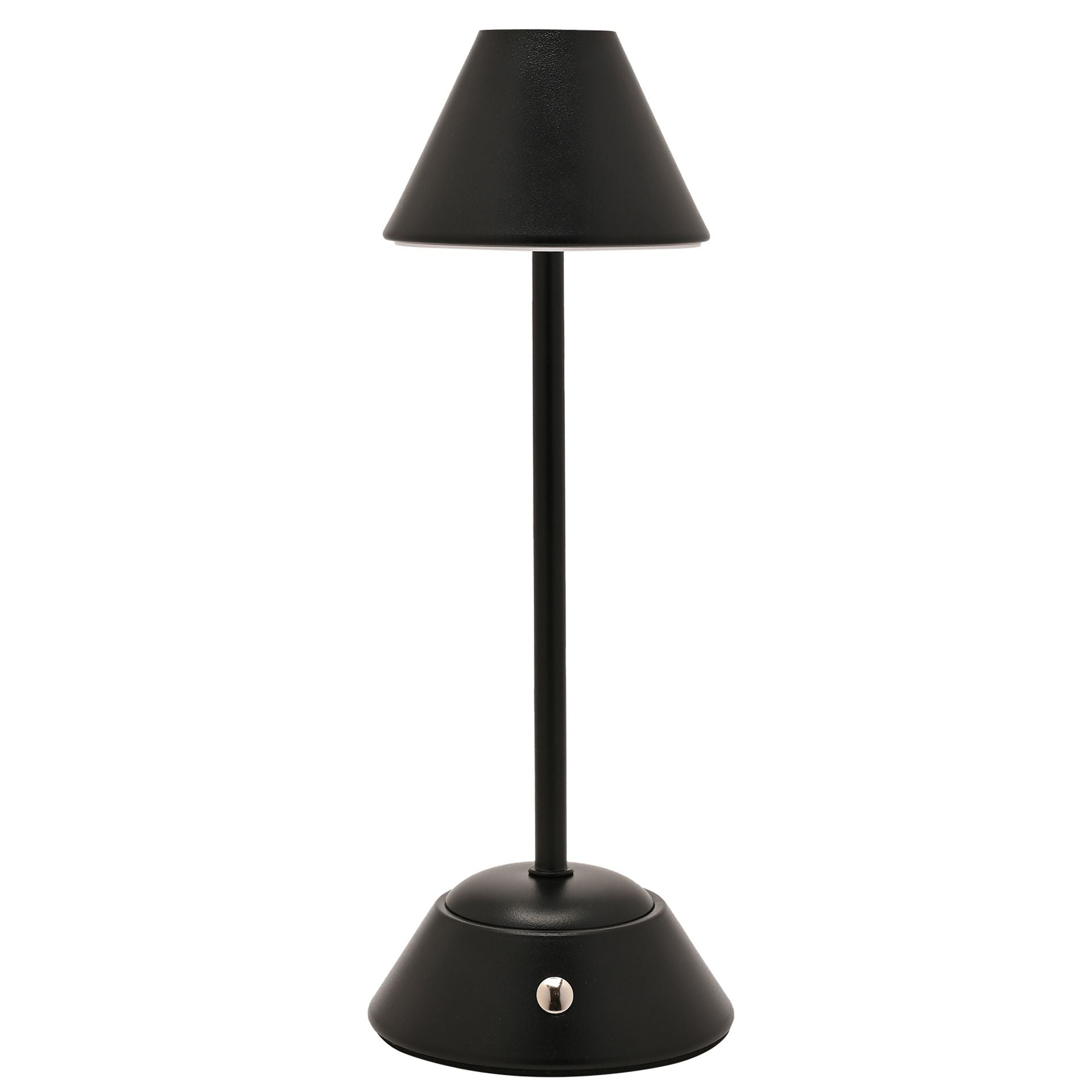 matt black touch lamp by hestia medium size