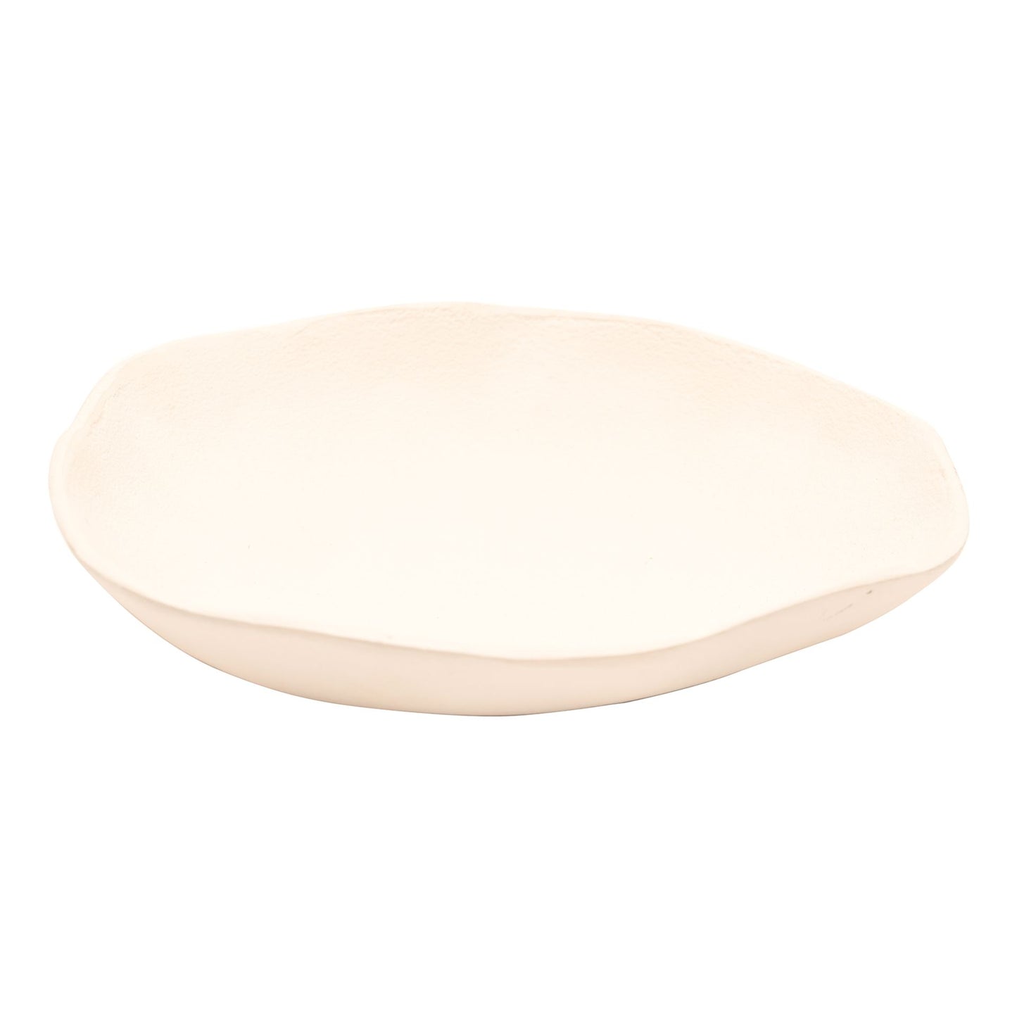 HESTIA ROUND LARGE DECORATIVE WHITE BOWL