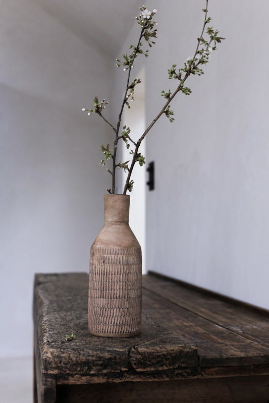 Flen Terracotta Vase - Antique 30cm