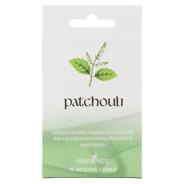 patchouli incense cones box