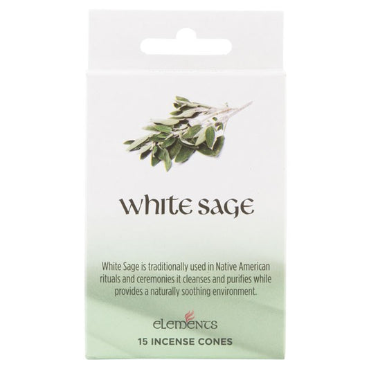 white sage incense cones box 