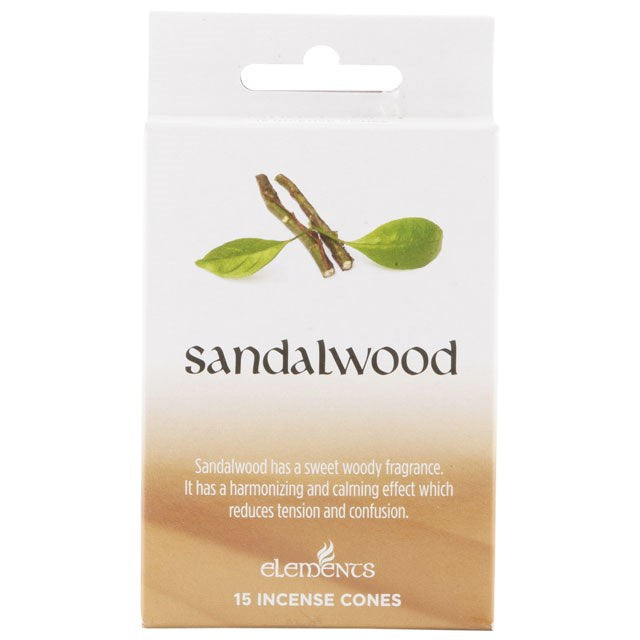 sandalwood incense cones box