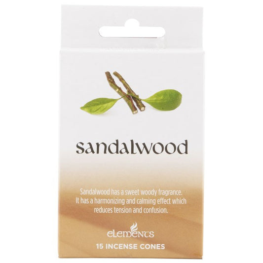 sandalwood incense cones box