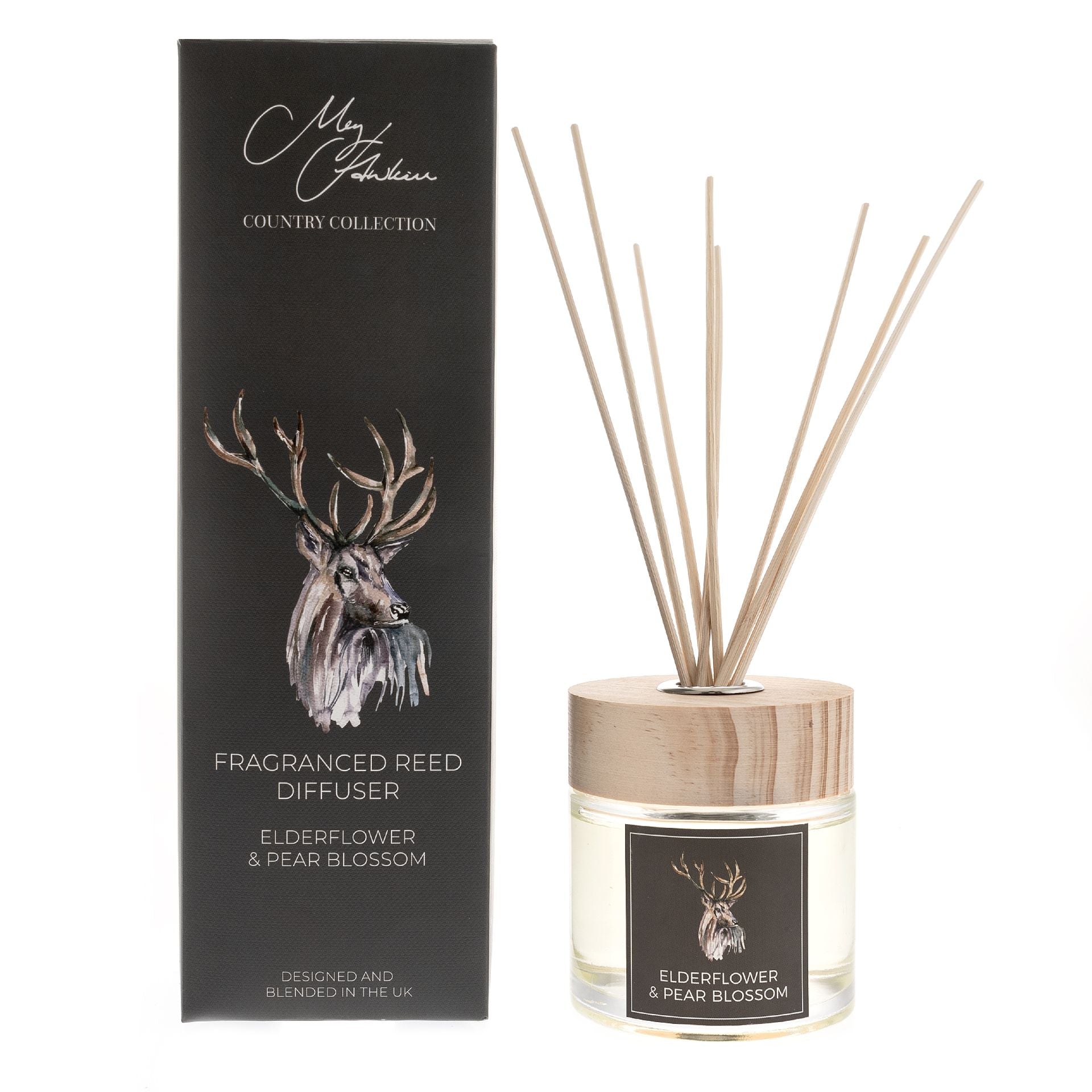 meg Hawkins elderflower and pear stag diffuser