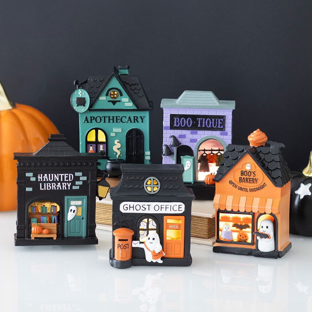 Ghost Office LED Light Up Decoration – Halloween Ornament