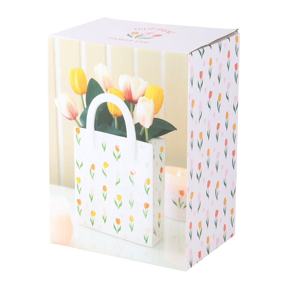 Tulip Ceramic Bag Shaped Vase