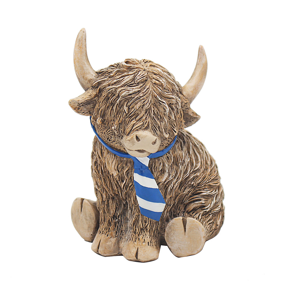 Highland Cow With Tie