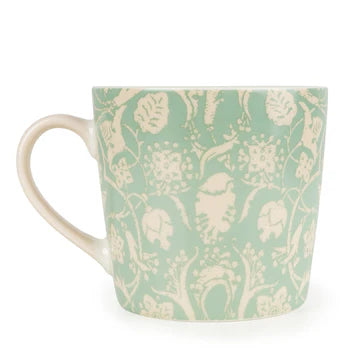 Sage Green Jacquard Mug