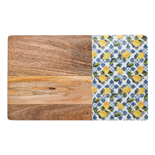 Mango Wood Lemon Chopping Board