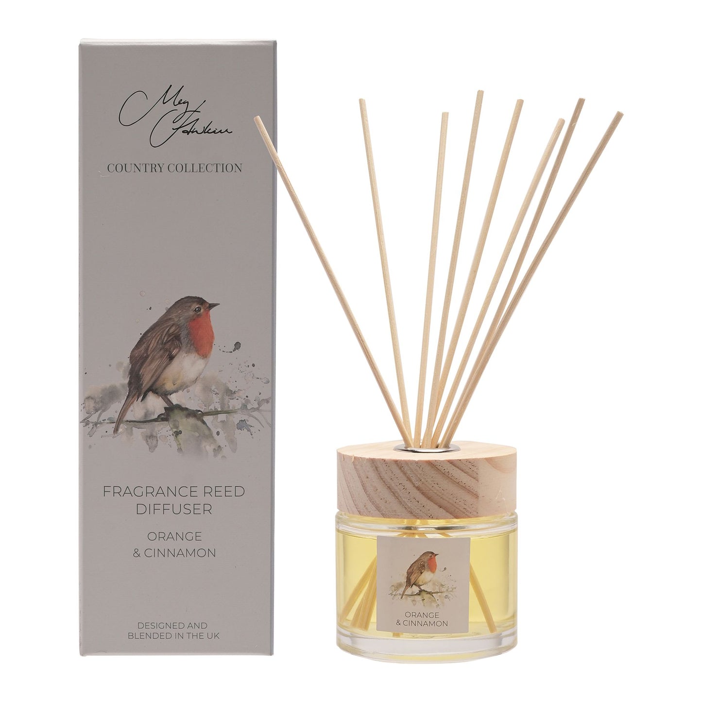 Meg Hawkins robin orange and cinnamon diffuser