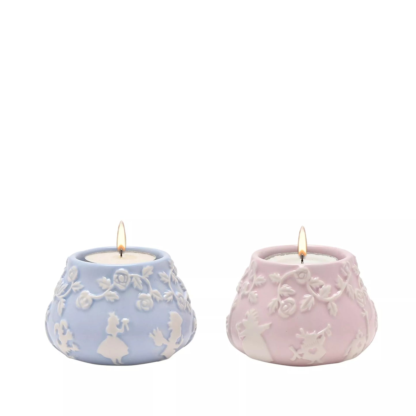 Alice In Wonderland Set Of 2 Tea Light Holders