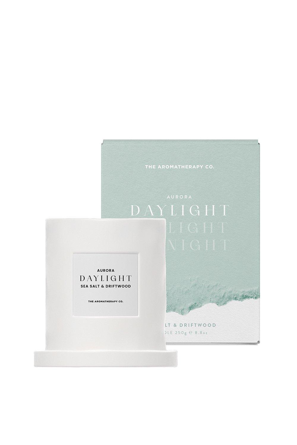 Aurora Daylight Ceramic Candle Sea Salt & Driftwood