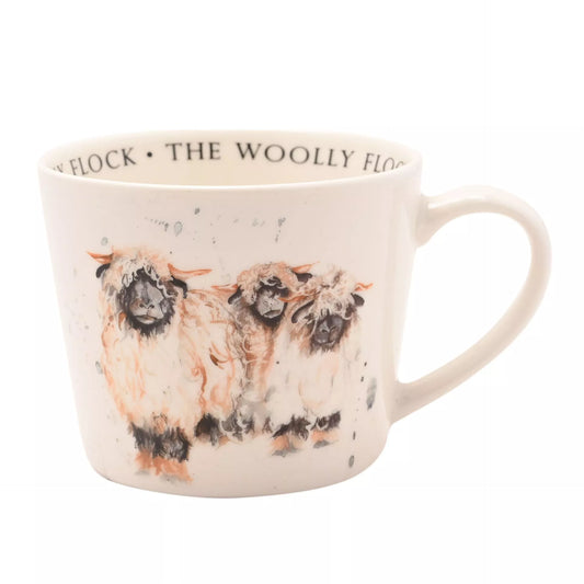 Mug with sheep design and text inside by meg Hawkins