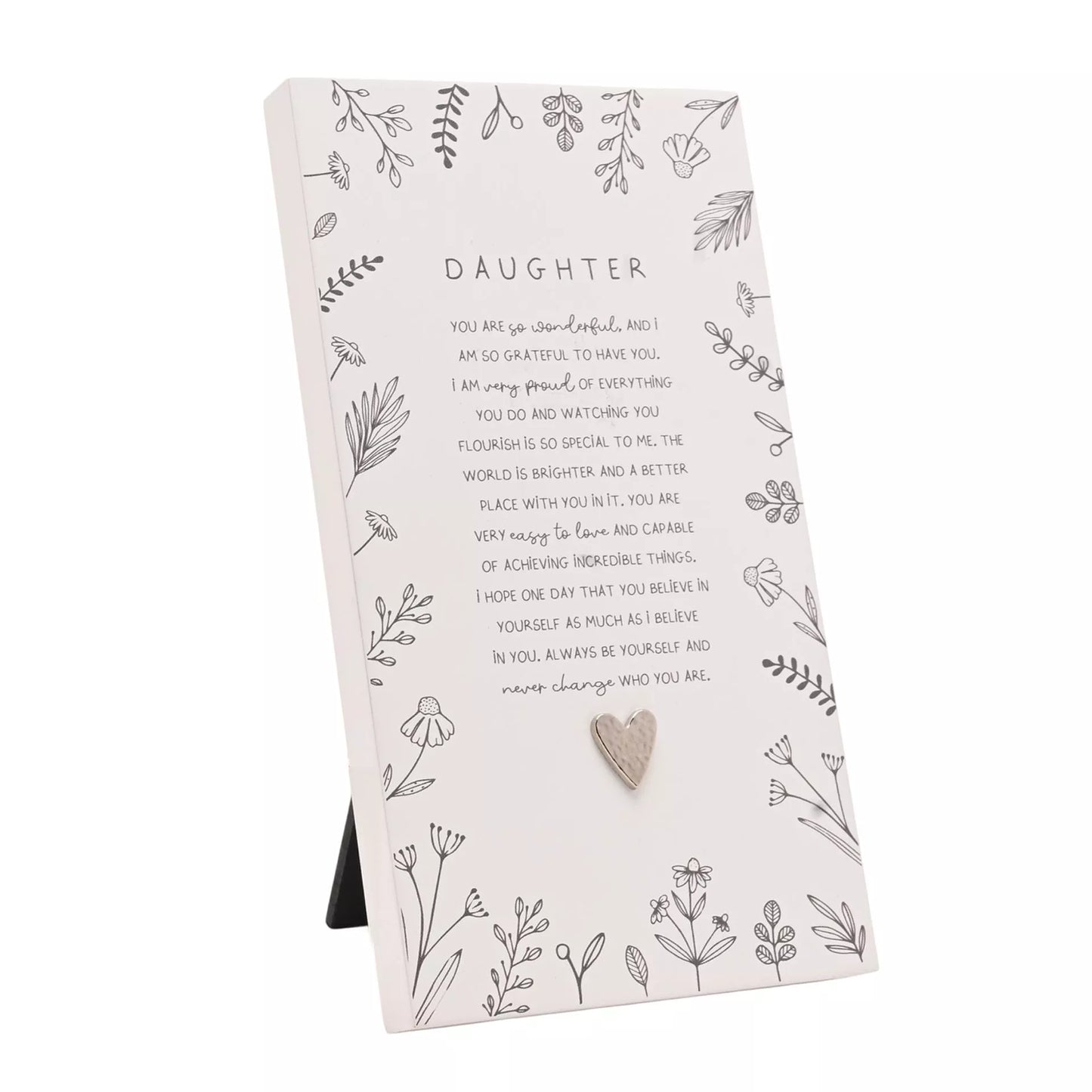 Daughter Standing Verse Plaque