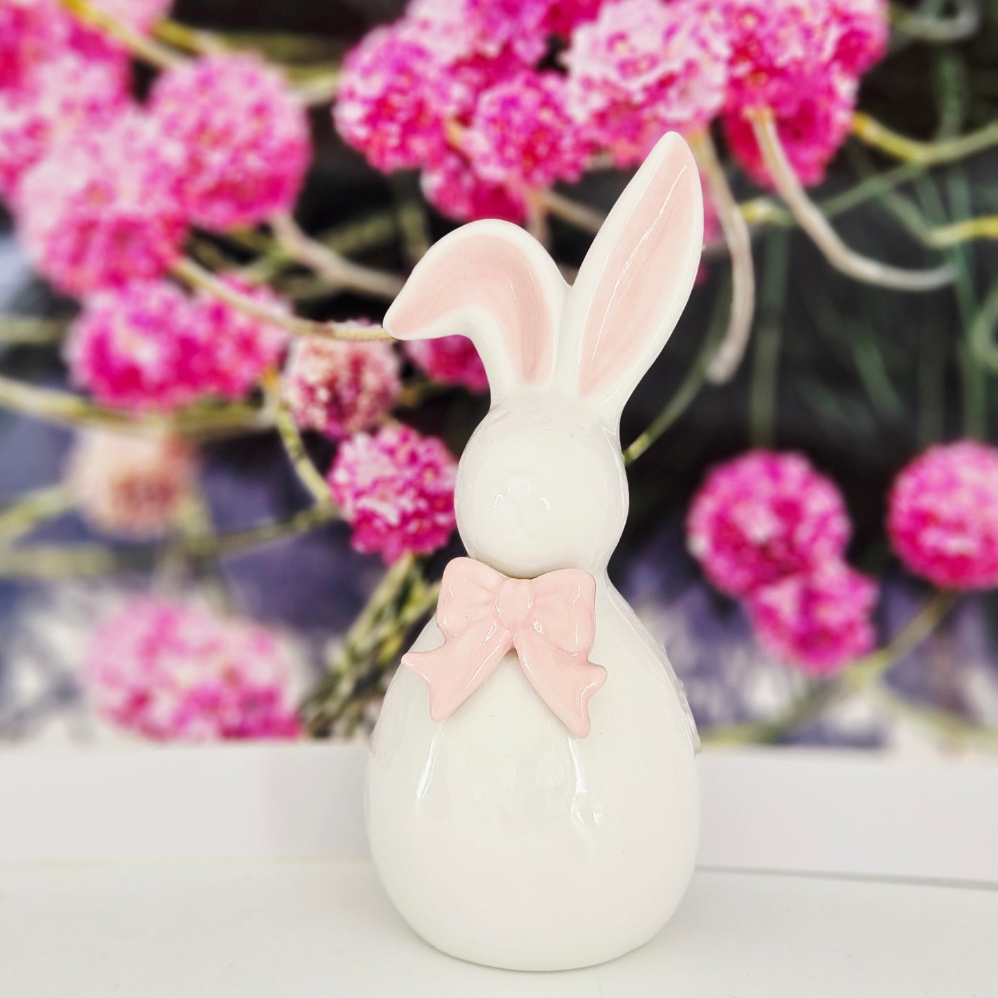 Bunny With Pink Bow
