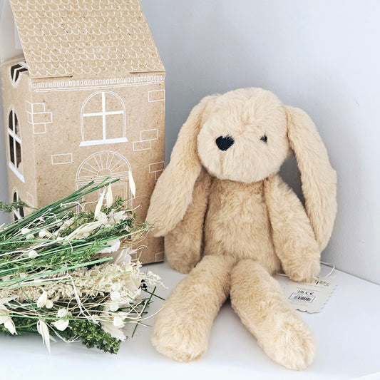 oatey the long leg light brown cuddly bunny 35cm