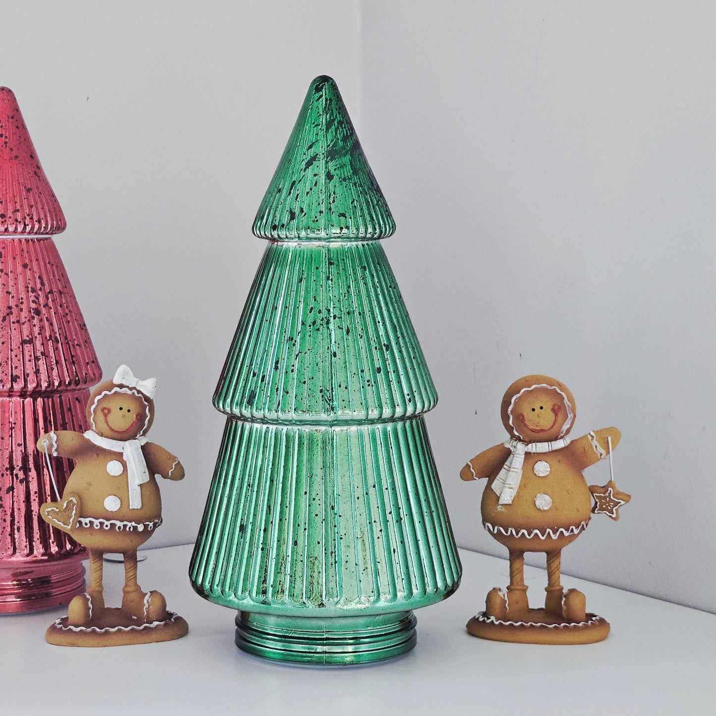 Micro LED Glass Christmas Trees