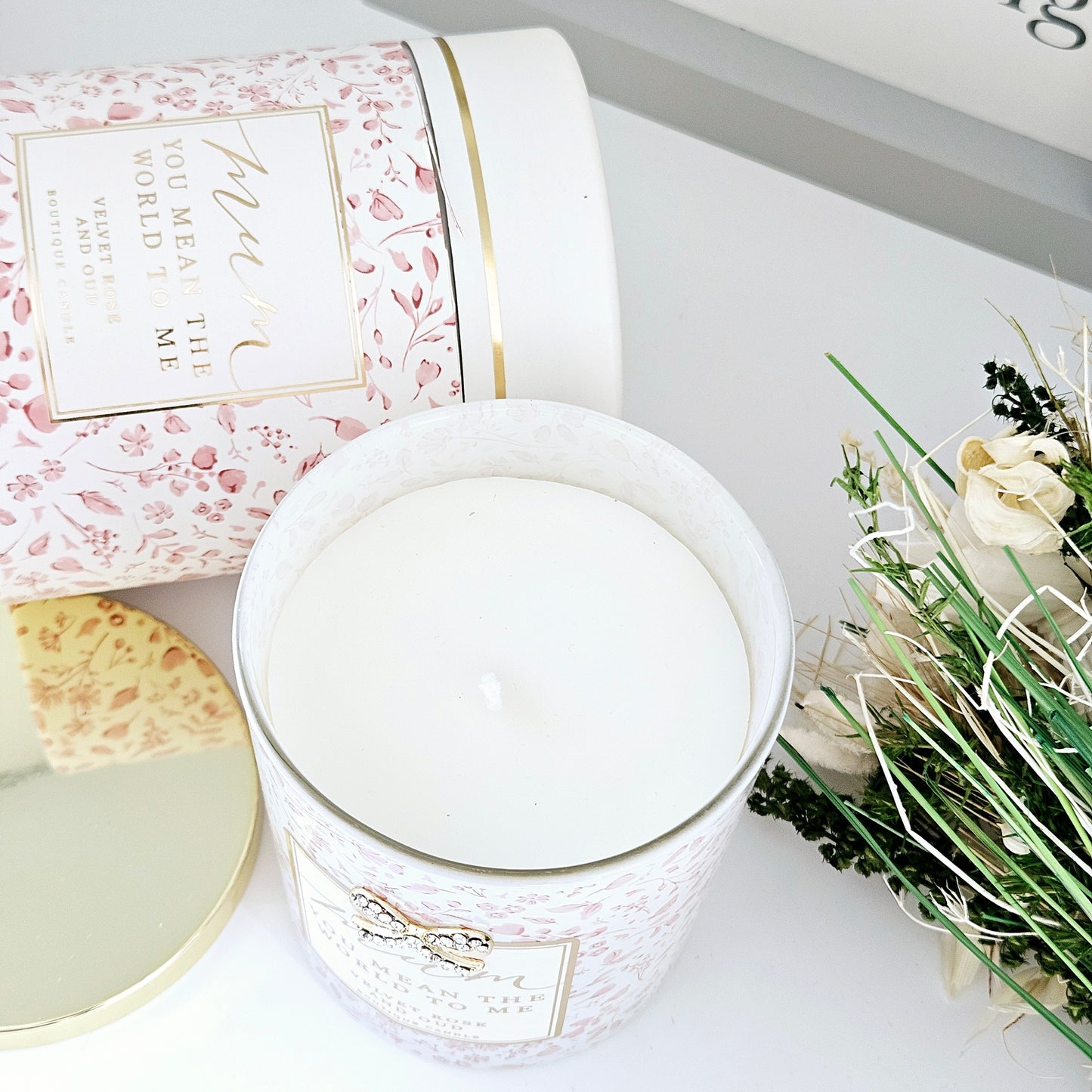 Mum Candle You Mean The World To Me
