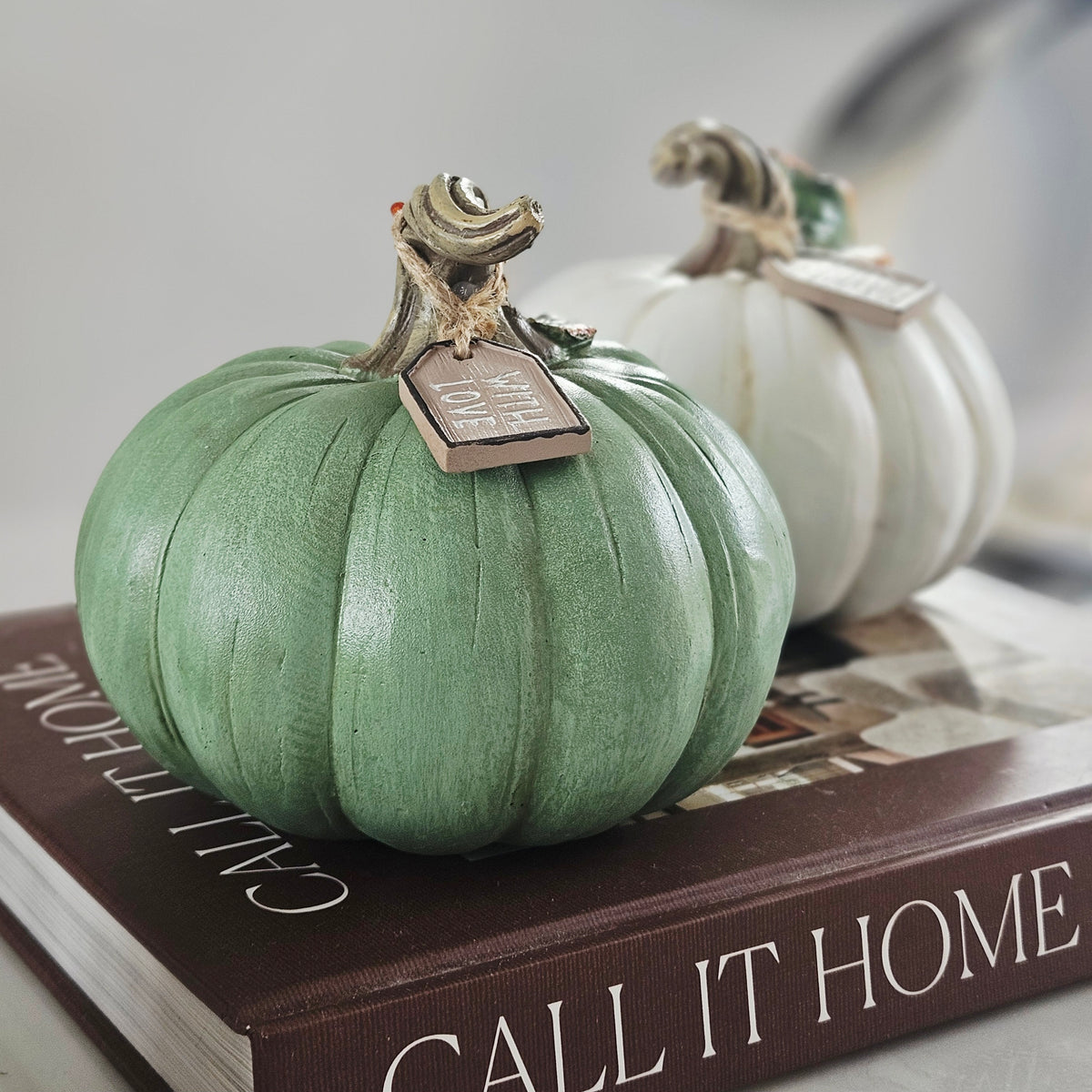 Autumn Pumpkin Ornaments – Hello Pumpkin & With Love Green & White