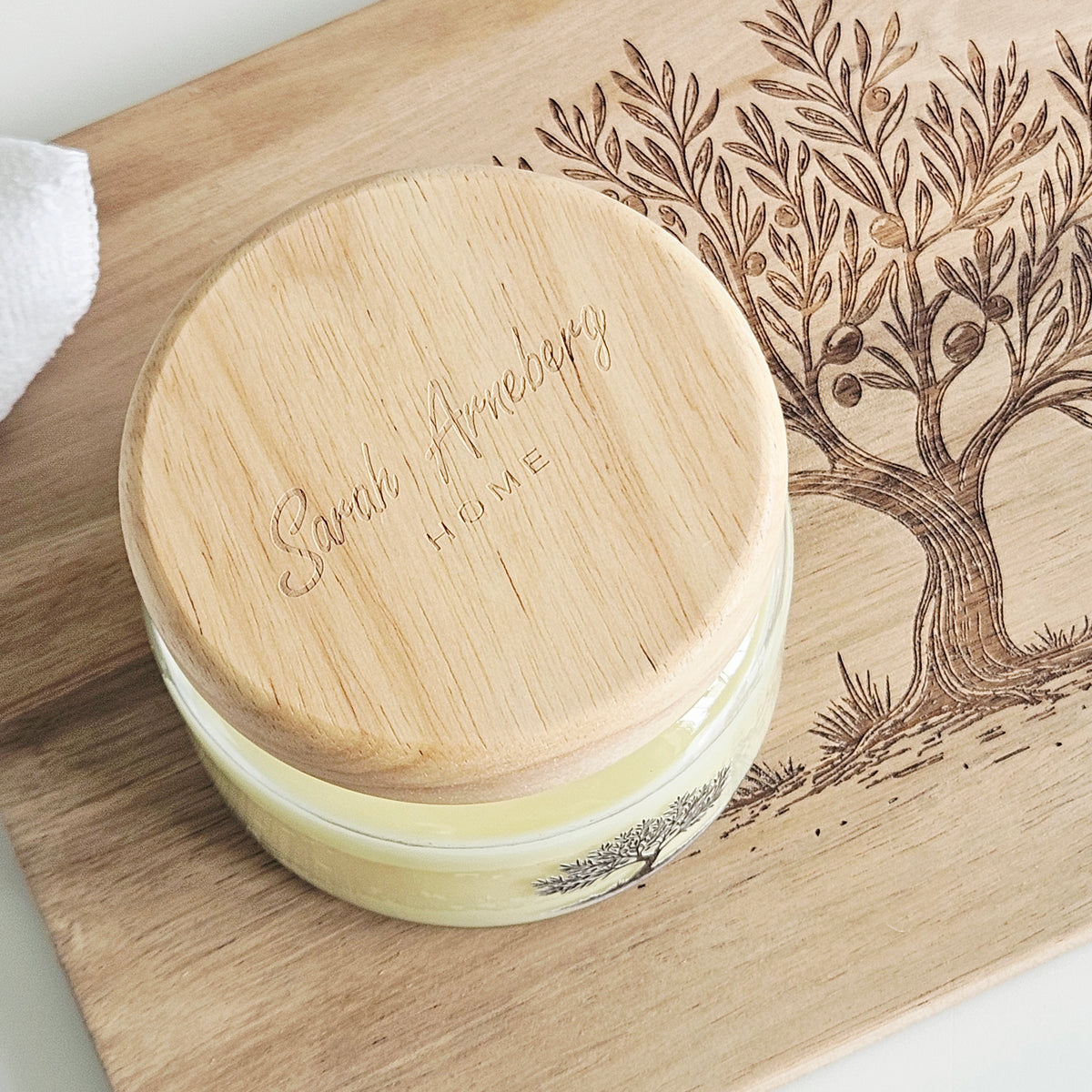 Olive Tree Design Lime Basil & Mandarin Candle