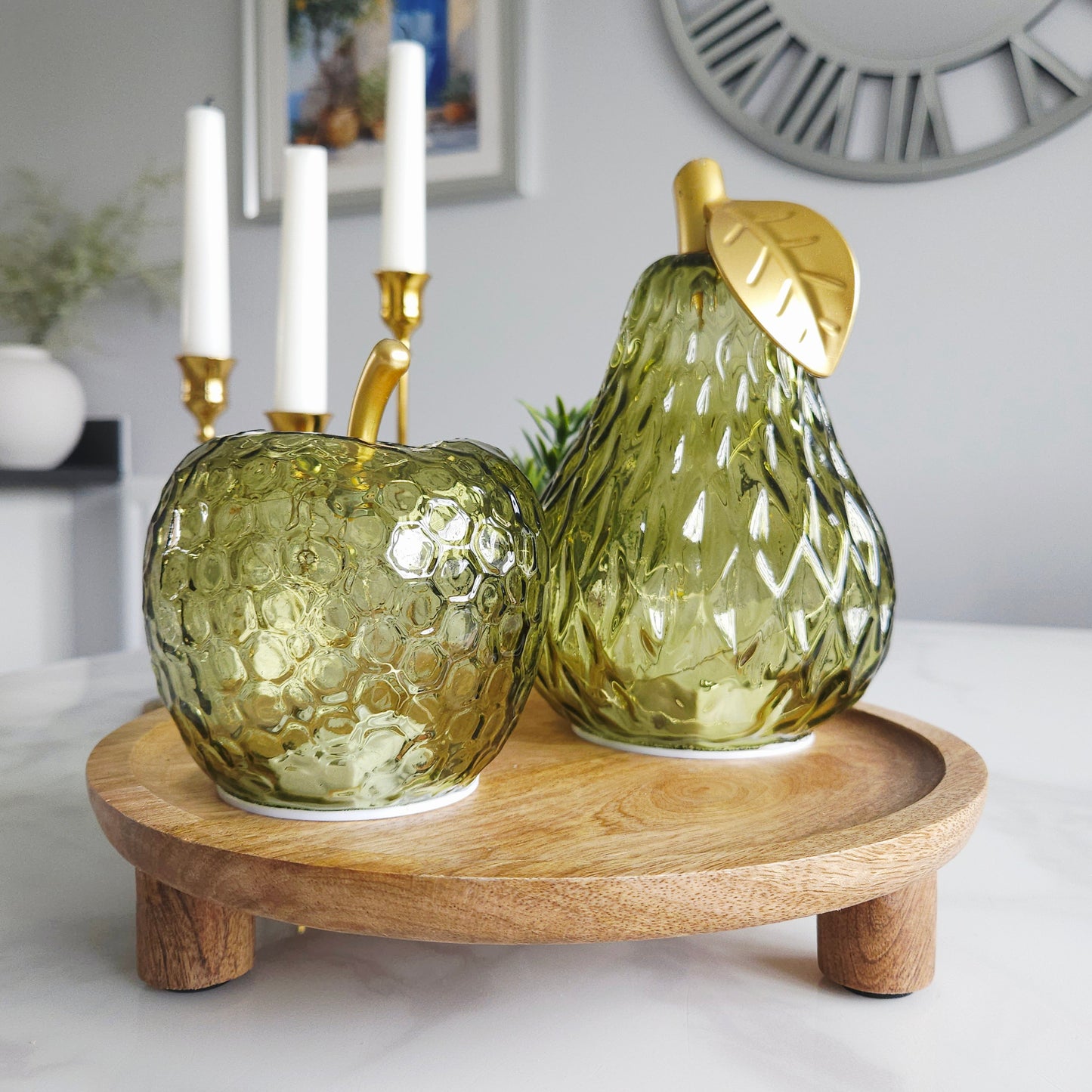 Apple Ornament -LED Light