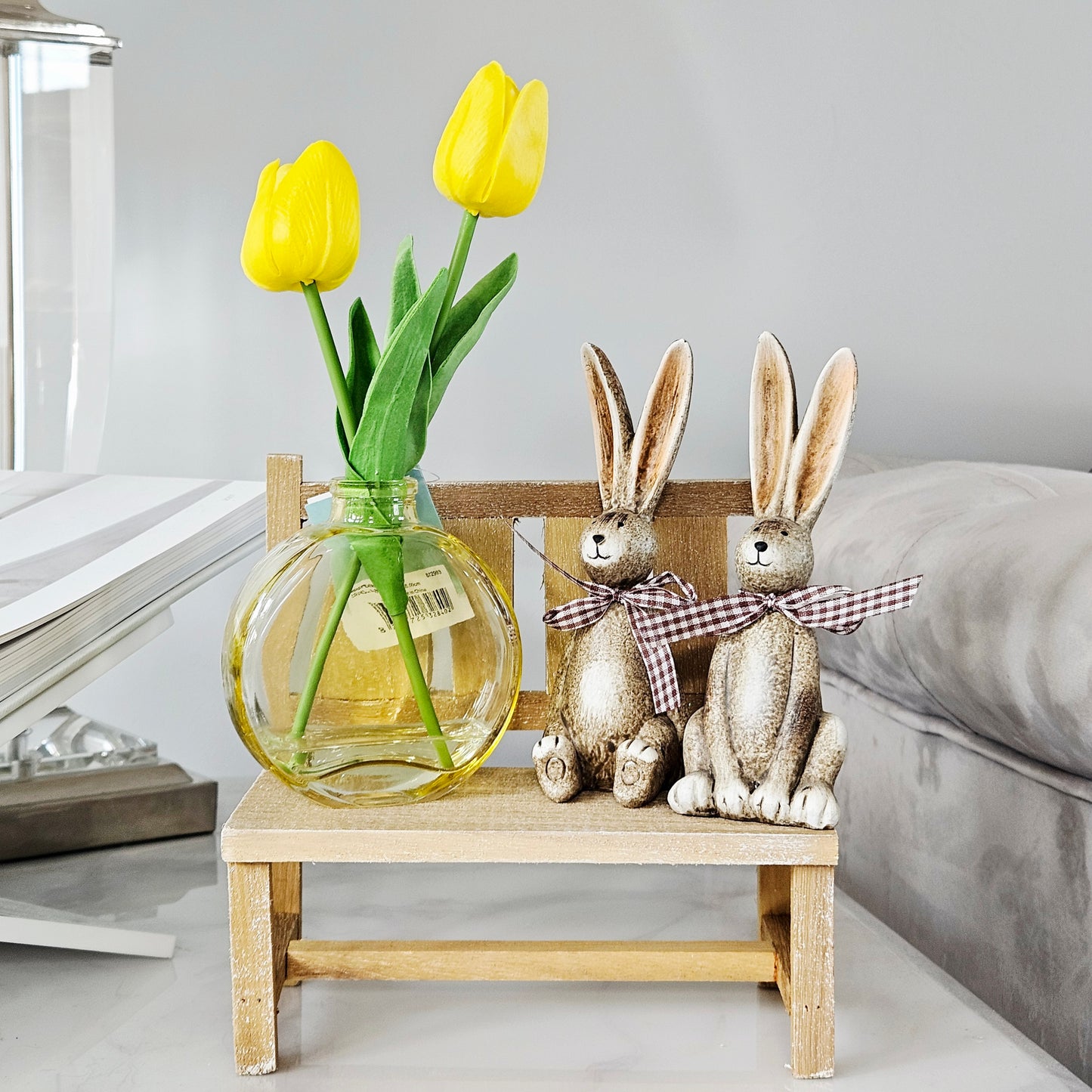 Tulips In Glass Vase Options