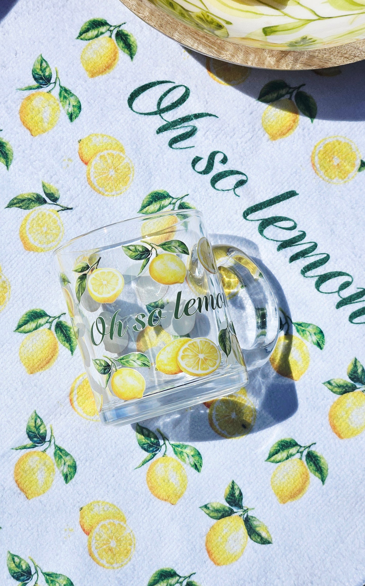 PRE ORDER - Oh So Lemon Tea Towel