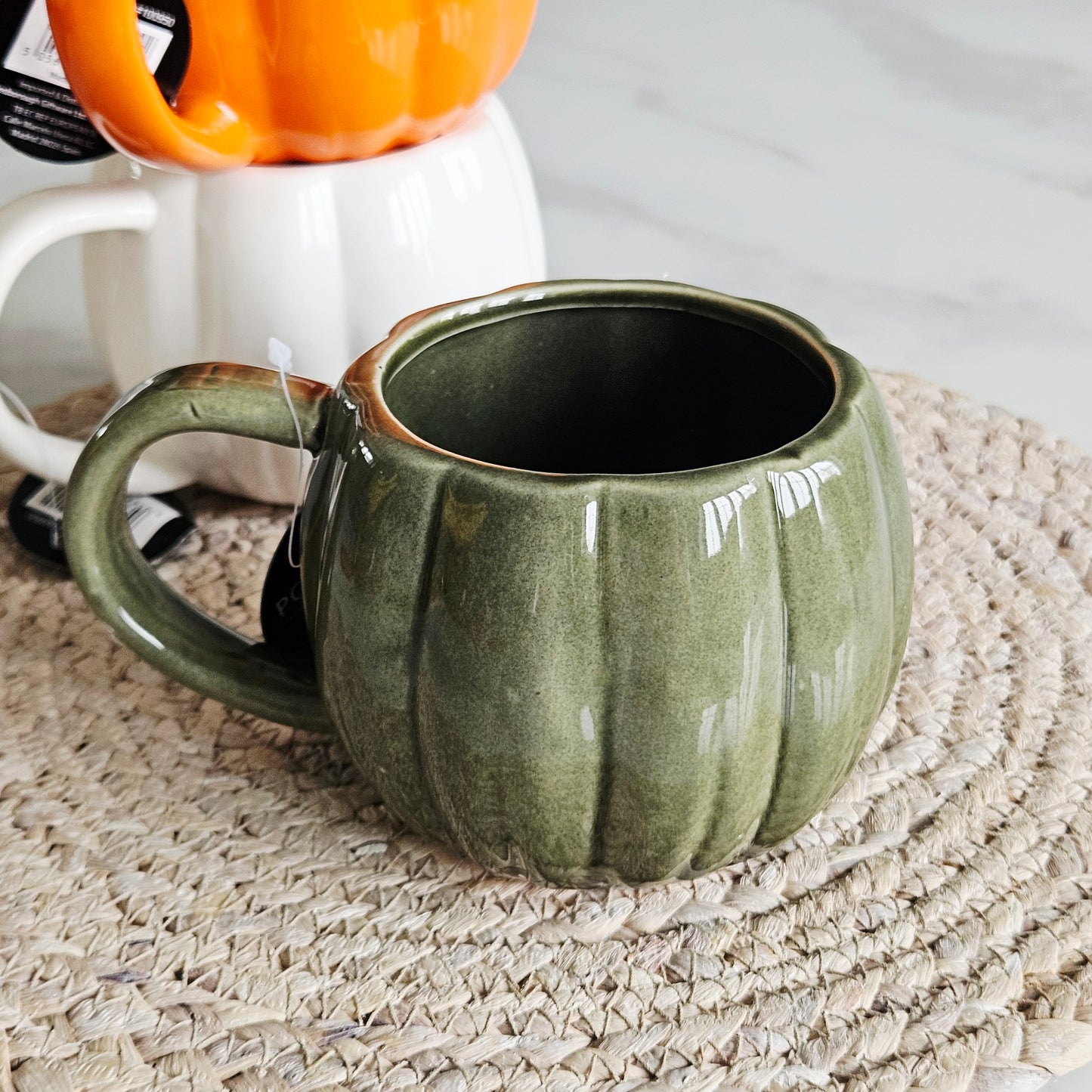 Green Pumpkin Mug