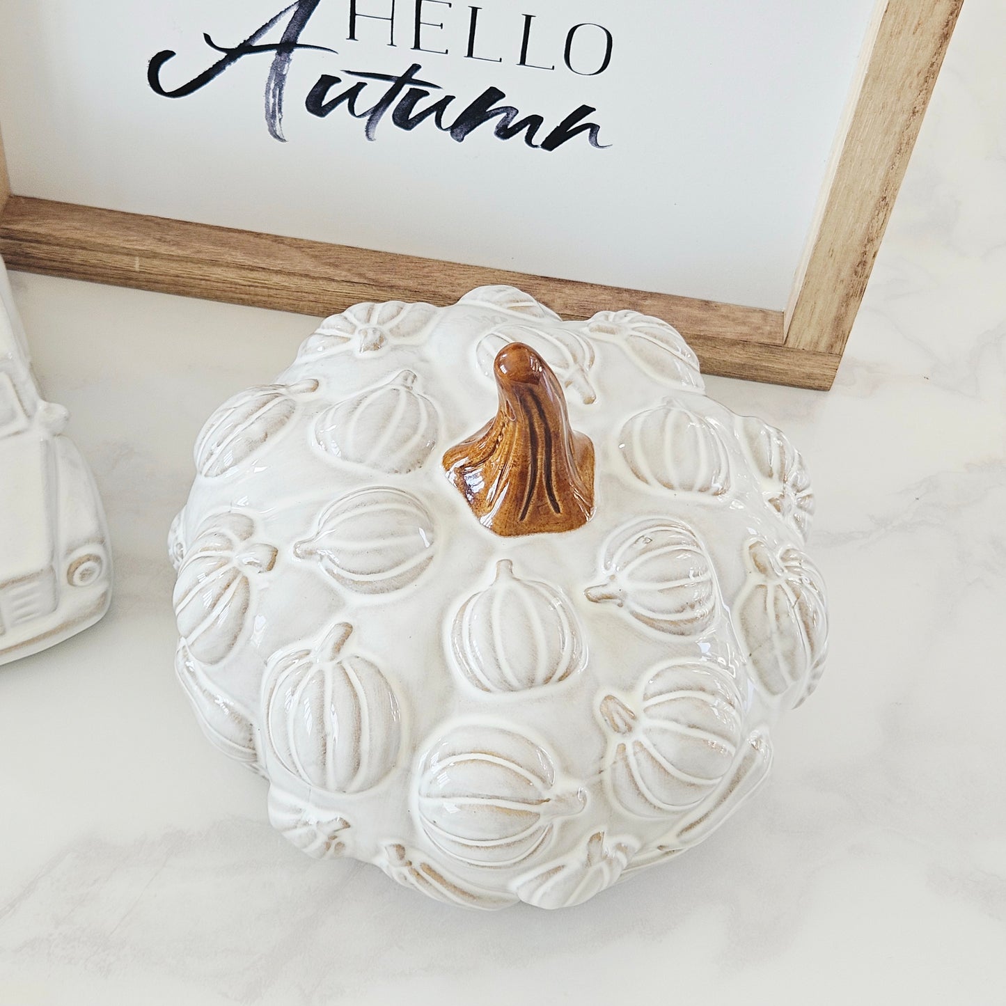 Ceramic Pumpkin Large