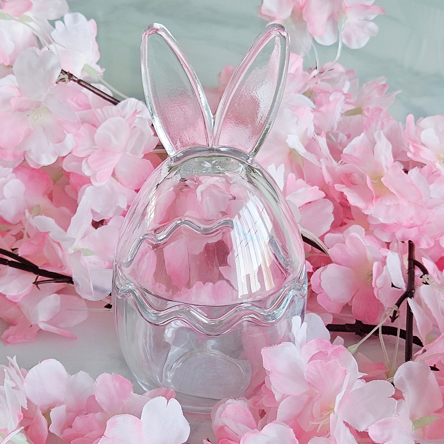 Bunny Ears Glass Pot