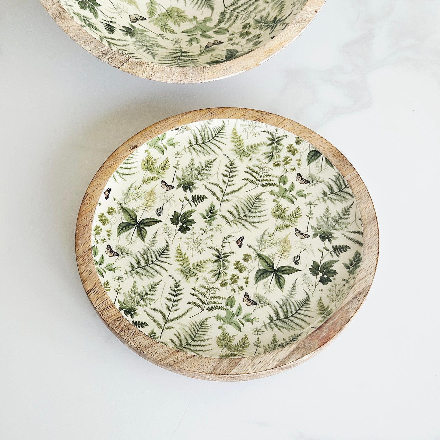 Fern Plate Enamel Coating 20cm