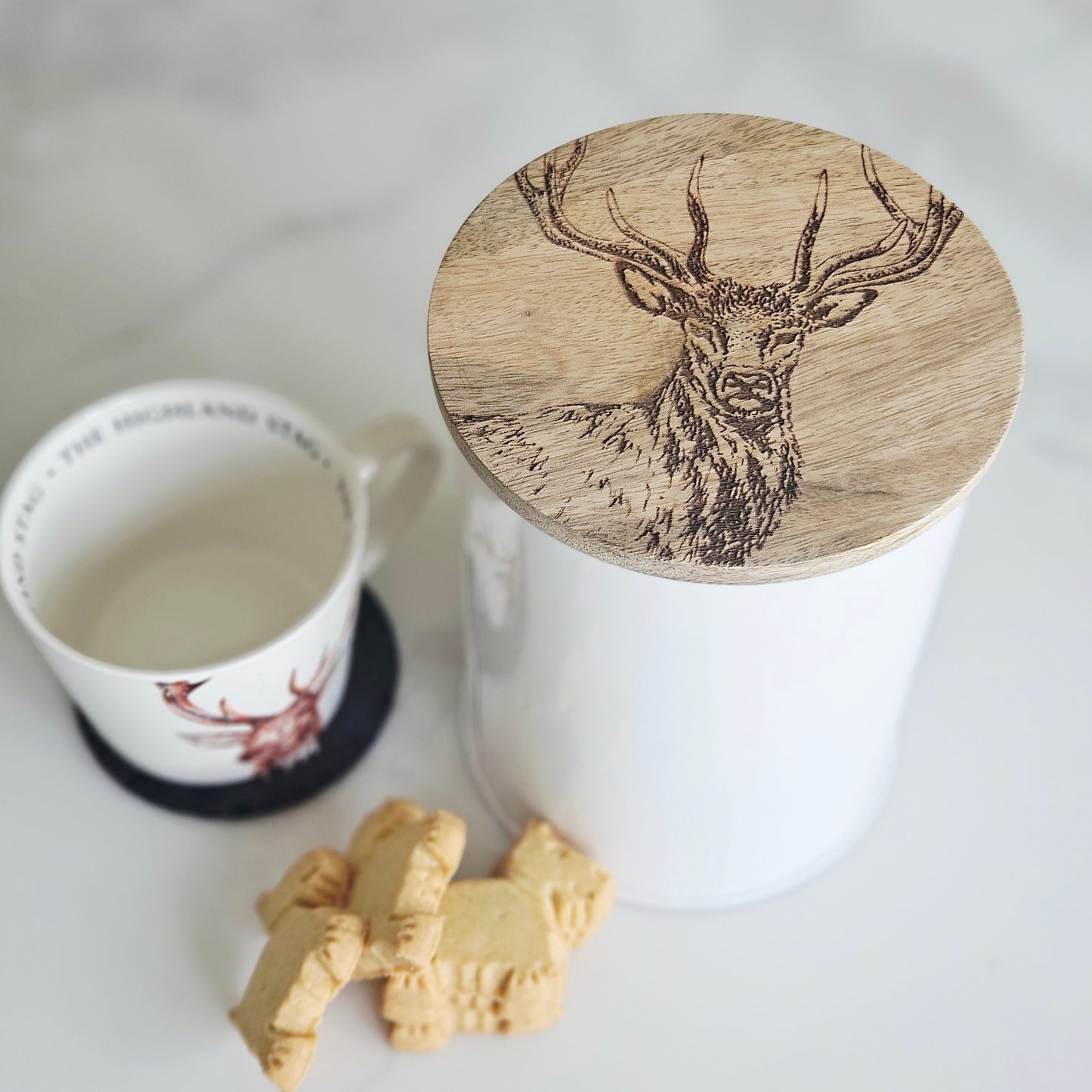 Stag Canister 18cm