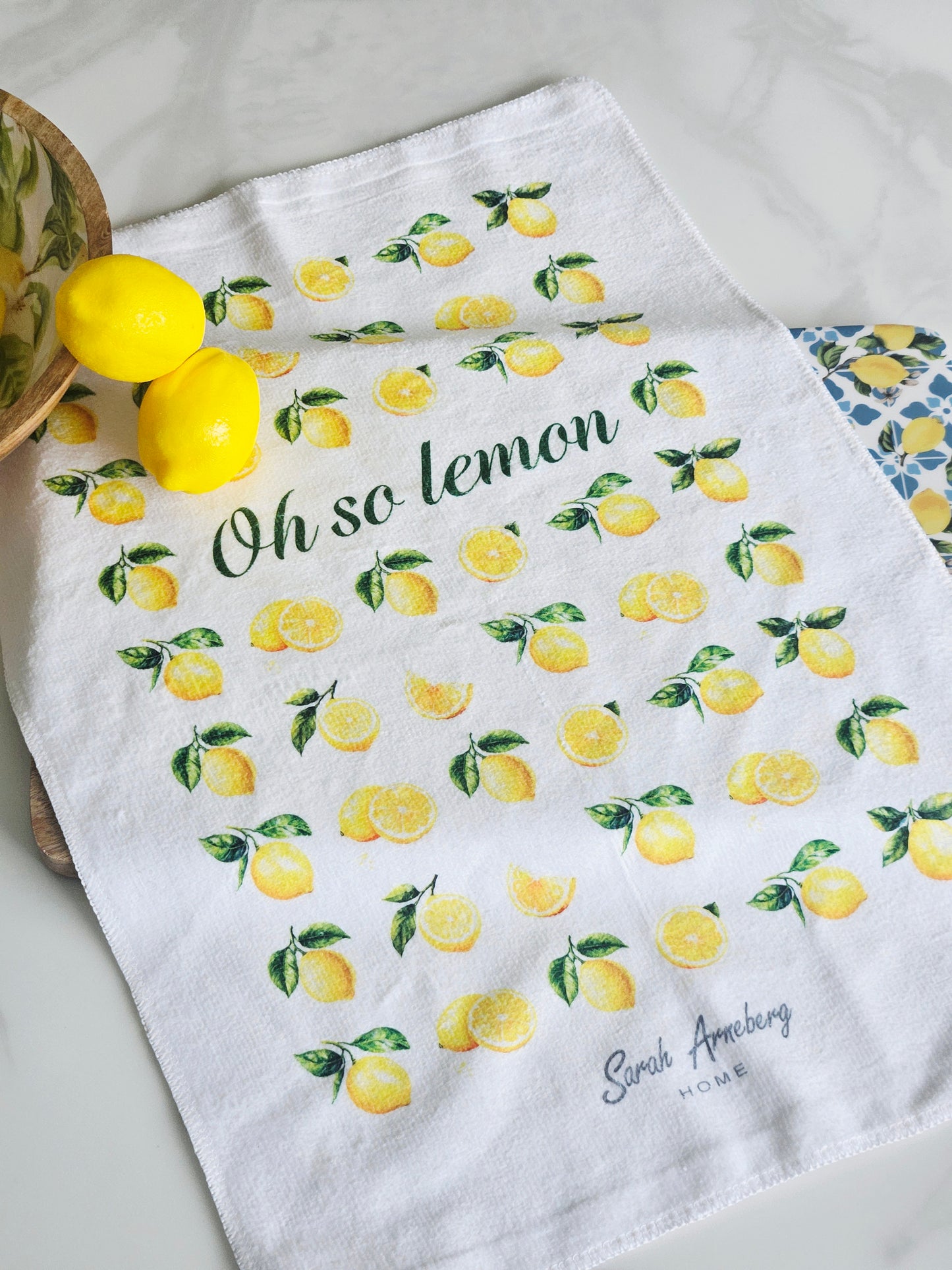 PRE ORDER - Oh So Lemon Tea Towel
