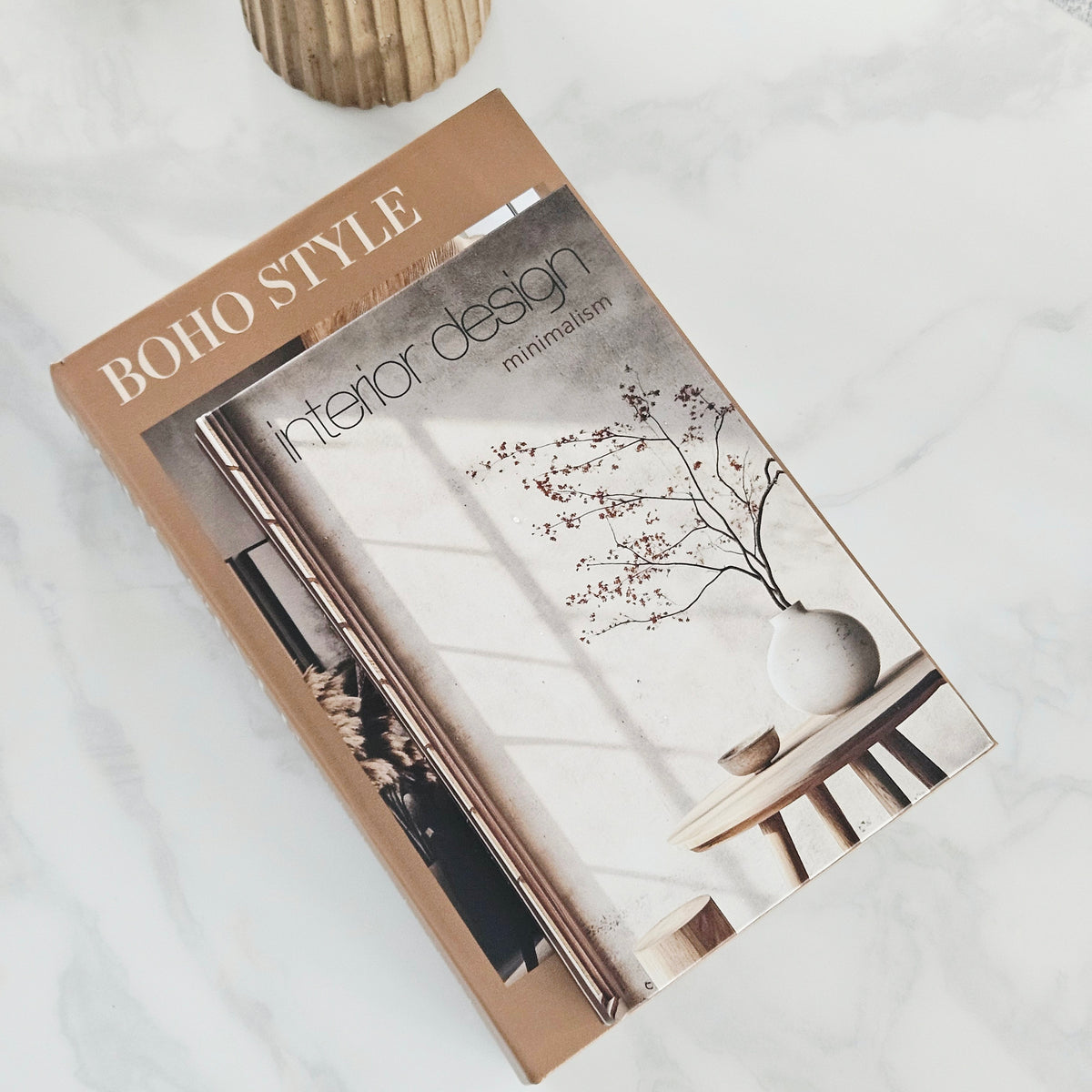 Interior Design Book Boxes – Decorative Storage Set