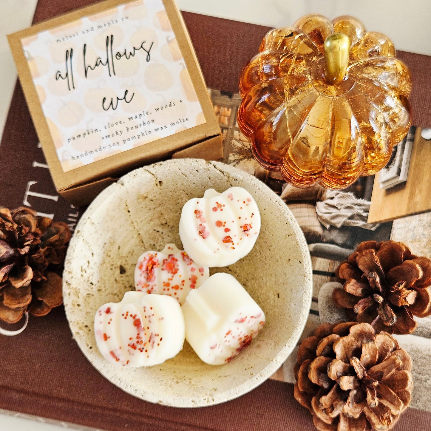 All Hallows Eve Pumpkin Patch Soy Wax Melts | Autumn & Halloween Wax Melts